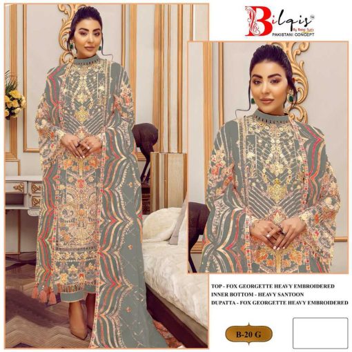 Bilqis B 20 E H Georgette Salwar Suit Catalog 4 Pcs 3 510x510 - Bilqis B 20 E-H Georgette Salwar Suit Catalog 4 Pcs