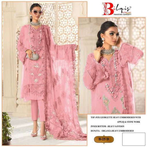 Bilqis B 25 A D Georgette Salwar Suit Catalog 4 Pcs 1 1 510x510 - Bilqis B 25 A-D Georgette Salwar Suit Catalog 4 Pcs