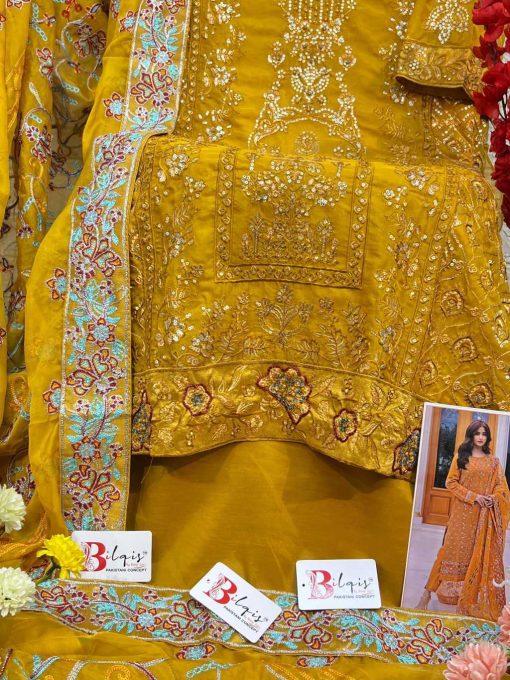 Bilqis B 27 A B Organza Salwar Suit Catalog 2 Pcs 5 510x680 - Bilqis B 27 A-B Organza Salwar Suit Catalog 2 Pcs