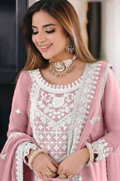 Bilqis B 37 A-D Organza Salwar Suit Catalog 4 Pcs