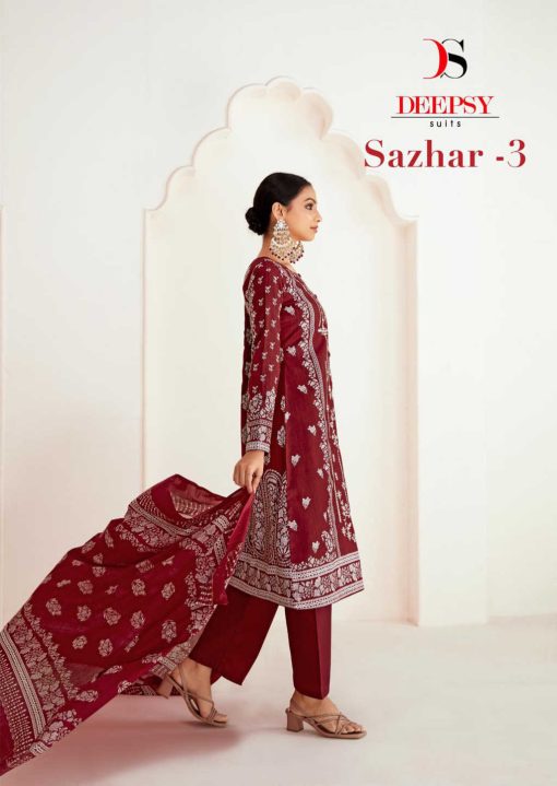 Deepsy Sazhar Vol 3 Chiffon Cotton Salwar Suit Catalog 6 Pcs 1 510x719 - Deepsy Sazhar Vol 3 Chiffon Cotton Salwar Suit Catalog 6 Pcs