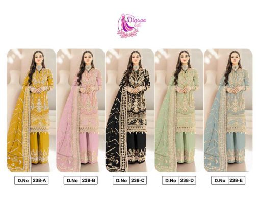 Dinsaa DS 238 A E Organza Salwar Suit Catalog 5 Pcs 20 510x392 - Dinsaa DS 238 A-E Organza Salwar Suit Catalog 5 Pcs