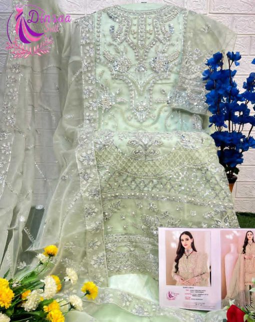 Dinsaa DS 238 A E Organza Salwar Suit Catalog 5 Pcs 6 510x643 - Dinsaa DS 238 A-E Organza Salwar Suit Catalog 5 Pcs