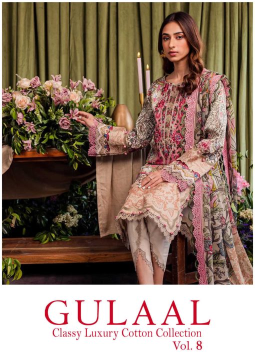 Gulaal Classy Luxury Cotton Collection Vol 8 Salwar Suit Catalog 10 Pcs 1 510x720 - Gulaal Classy Luxury Cotton Collection Vol 8 Salwar Suit Catalog 10 Pcs