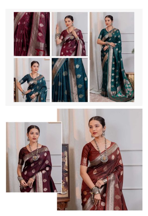 Hi Studio Gold Satin Series 1 Saree Sari Catalog 5 Pcs 2 510x745 - Hi Studio Gold Satin Series 1 Saree Sari Catalog 5 Pcs