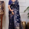 Hi Studio Malabar Satin Series 4 Saree Sari Catalog 5 Pcs