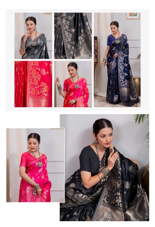 Hi Studio Malabar Satin Series 4 Saree Sari Catalog 5 Pcs 2 510x745 - Hi Studio Malabar Satin Series 4 Saree Sari Catalog 5 Pcs