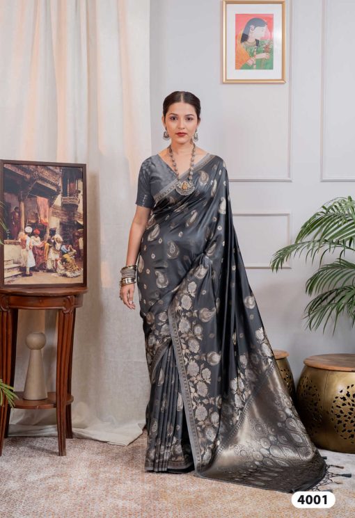 Hi Studio Malabar Satin Series 4 Saree Sari Catalog 5 Pcs 3 510x745 - Hi Studio Malabar Satin Series 4 Saree Sari Catalog 5 Pcs