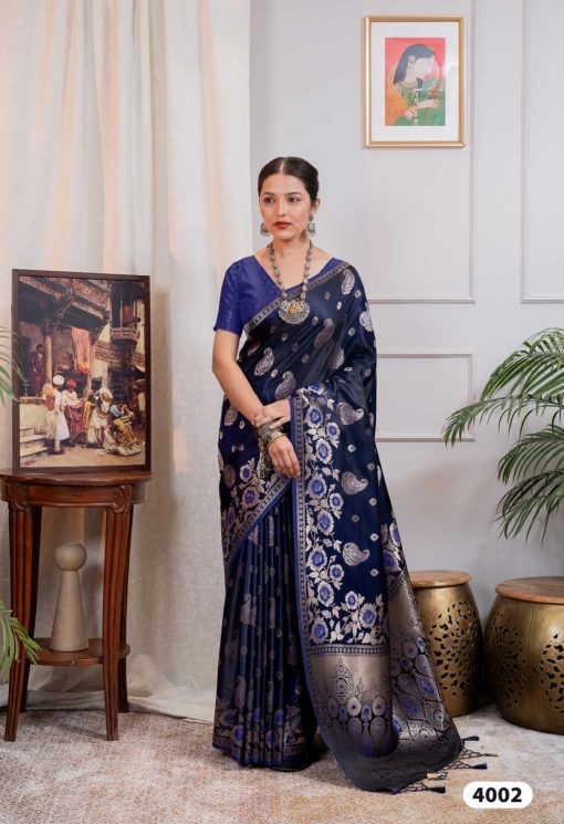 Hi Studio Malabar Satin Series 4 Saree Sari Catalog 5 Pcs 4 510x745 - Hi Studio Malabar Satin Series 4 Saree Sari Catalog 5 Pcs