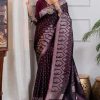 Hi Studio Malabar Satin Series 5 Saree Sari Catalog 5 Pcs