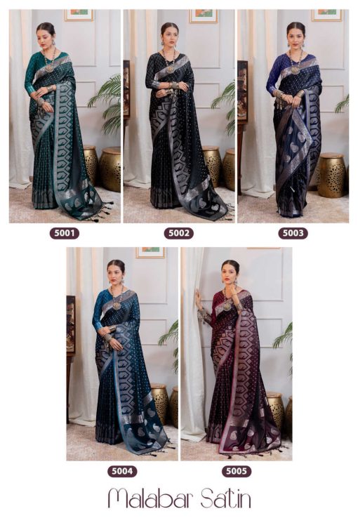 Hi Studio Malabar Satin Series 5 Saree Sari Catalog 5 Pcs 8 510x745 - Hi Studio Malabar Satin Series 5 Saree Sari Catalog 5 Pcs