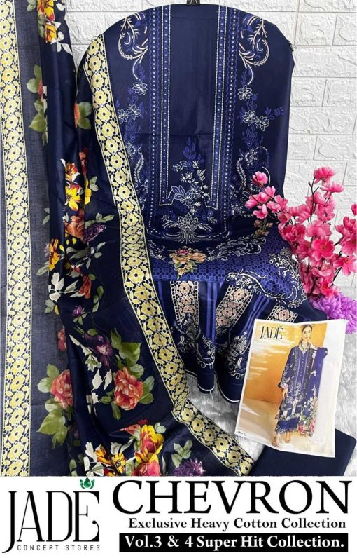 Jade Chevron Exclusive Heavy Cotton Collection Vol 3 4 Super Hit Collection Salwar Suit Catalog 6 Pcs 17 510x796 - Jade Chevron Exclusive Heavy Cotton Collection Vol 3 and 4 Super Hit Collection Salwar Suit Catalog 6 Pcs