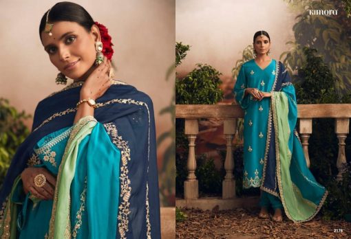 Kimora Qala Silk Salwar Suit Catalog 8 Pcs 1 510x348 - Kimora Qala Silk Salwar Suit Catalog 8 Pcs