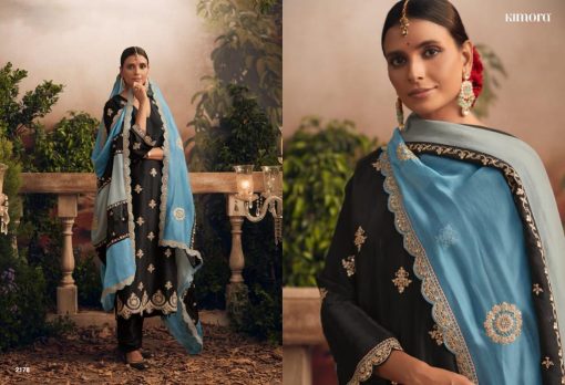Kimora Qala Silk Salwar Suit Catalog 8 Pcs 5 510x348 - Kimora Qala Silk Salwar Suit Catalog 8 Pcs