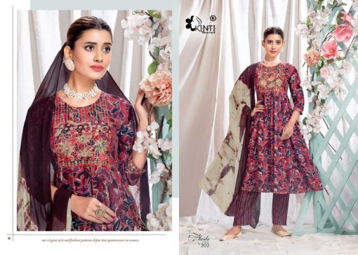 Kinti Akansha Vol 2 Nayra Cut Kurti with Dupatta Bottom Fancy Catalog 6 Pcs 3 510x364 - Kinti Akansha Vol 2 Nayra Cut Kurti with Dupatta Bottom Fancy Catalog 6 Pcs