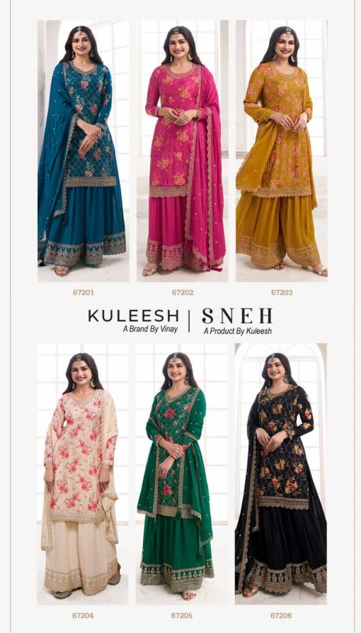 Kuleesh Sneh by Vinay Chinon Salwar Suit Catalog 6 Pcs 14 510x893 - Kuleesh Sneh by Vinay Chinon Salwar Suit Catalog 6 Pcs