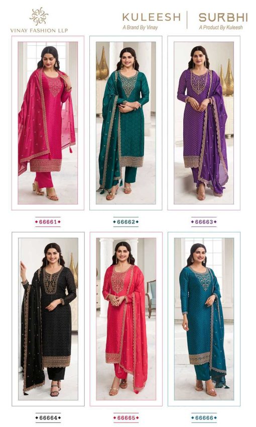 Kuleesh Surbhi by Vinay Georgette Salwar Suit Catalog 6 Pcs 16 510x850 - Kuleesh Surbhi by Vinay Georgette Salwar Suit Catalog 6 Pcs