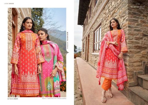 Mumtaz Arts Gunjan Viscose Salwar Suit Catalog 6 Pcs 5 510x363 - Mumtaz Arts Gunjan Viscose Salwar Suit Catalog 6 Pcs