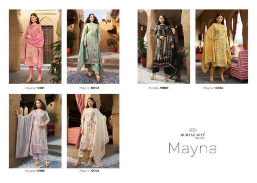 Mumtaz Arts Mayna Satin Salwar Suit Catalog 6 Pcs 12 510x362 - Mumtaz Arts Mayna Satin Salwar Suit Catalog 6 Pcs