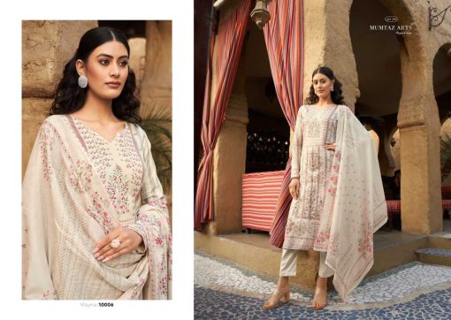 Mumtaz Arts Mayna Satin Salwar Suit Catalog 6 Pcs 3 510x362 - Mumtaz Arts Mayna Satin Salwar Suit Catalog 6 Pcs