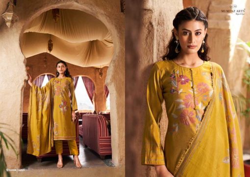 Mumtaz Arts Rozeen Muslin Salwar Suit Catalog 6 Pcs 9 1 510x362 - Mumtaz Arts Rozeen Muslin Salwar Suit Catalog 6 Pcs