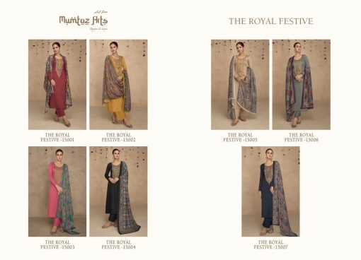 Mumtaz Arts The Royal Festive Satin Salwar Suit Catalog 7 Pcs 16 510x368 - Mumtaz Arts The Royal Festive Satin Salwar Suit Catalog 7 Pcs