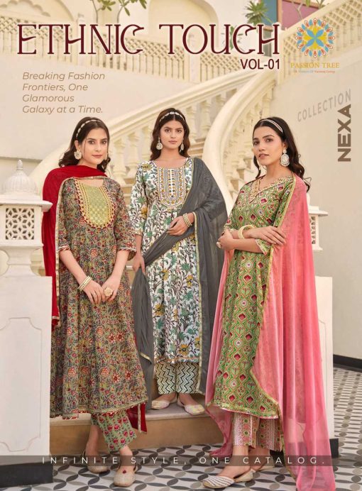 Passion Tree Ethnic Touch Vol 1 Kurti with Dupatta Bottom Cotton Catalog 8 Pcs 1 510x692 - Passion Tree Ethnic Touch Vol 1 Kurti with Dupatta Bottom Cotton Catalog 8 Pcs