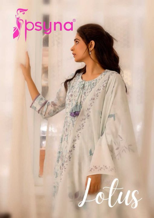 Psyna Lotus Kurti with Dupatta Bottom Cotton Catalog 6 Pcs 1 510x724 - Psyna Lotus Kurti with Dupatta Bottom Cotton Catalog 6 Pcs