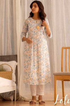 Psyna Lotus Kurti with Dupatta Bottom Cotton Catalog 6 Pcs