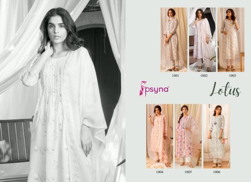 Psyna Lotus Kurti with Dupatta Bottom Cotton Catalog 6 Pcs 8 510x369 - Psyna Lotus Kurti with Dupatta Bottom Cotton Catalog 6 Pcs