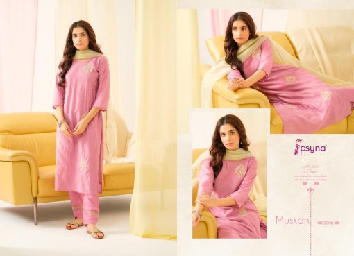 Psyna Muskan Vol 2 Kurti with Dupatta Bottom Viscose Catalog 6 Pcs 7 510x369 - Psyna Muskan Vol 2 Kurti with Dupatta Bottom Viscose Catalog 6 Pcs