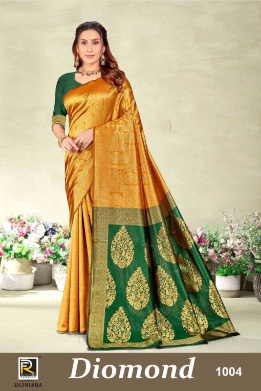 Ranjna Diomond Banarasi Silk Saree Sari Catalog 6 Pcs 3 510x765 - Ranjna Diomond Banarasi Silk Saree Sari Catalog 6 Pcs