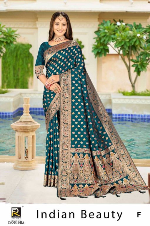 Ranjna Indian Beauty Banarasi Silk Saree Sari Catalog 6 Pcs 1 510x765 - Ranjna Indian Beauty Banarasi Silk Saree Sari Catalog 6 Pcs