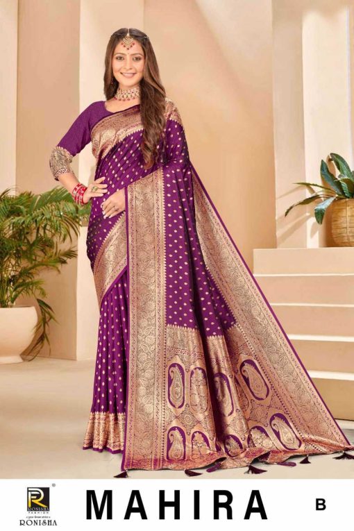 Ranjna Mahira Banarasi Silk Saree Sari Catalog 6 Pcs 4 510x765 - Ranjna Mahira Banarasi Silk Saree Sari Catalog 6 Pcs