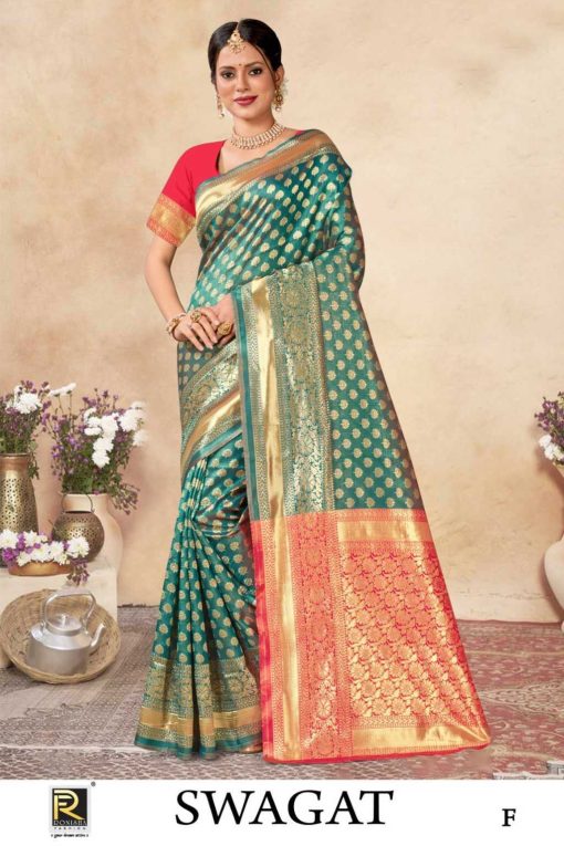 Ranjna Swagat Banarasi Silk Saree Sari Catalog 6 Pcs 1 510x765 - Ranjna Swagat Banarasi Silk Saree Sari Catalog 6 Pcs