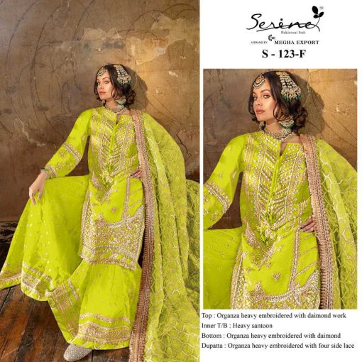 Serene S 123 D G Organza Salwar Suit Catalog 4 Pcs 3 510x510 - Serene S 123 D-G Organza Salwar Suit Catalog 4 Pcs