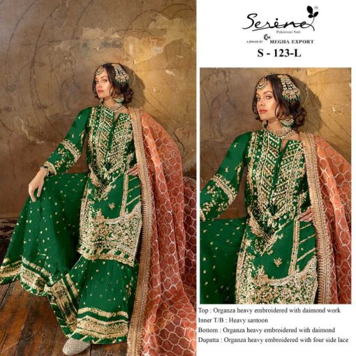 Serene S 123 L O Organza Salwar Suit Catalog 4 Pcs 4 510x510 - Serene S 123 L-O Organza Salwar Suit Catalog 4 Pcs