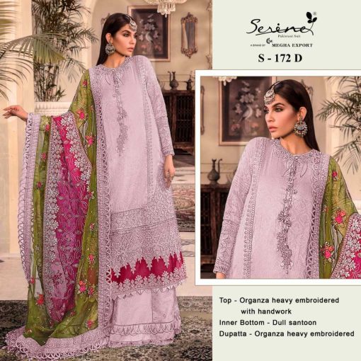 Serene S 172 A D Organza Salwar Suit Catalog 4 Pcs 4 510x510 - Serene S 172 A-D Organza Salwar Suit Catalog 4 Pcs