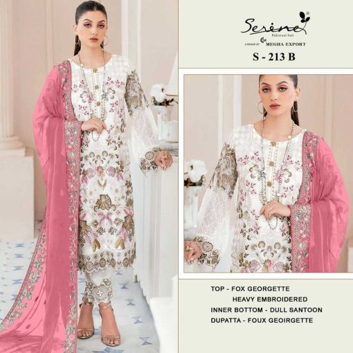 Serene S 213 A D Georgette Salwar Suit Catalog 4 Pcs 2 510x510 - Serene S 213 A-D Georgette Salwar Suit Catalog 4 Pcs