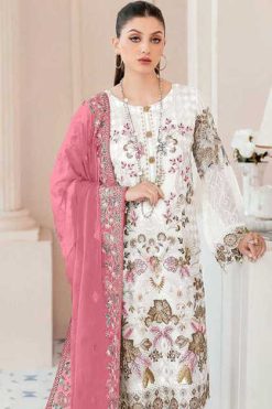 Serene S 213 A-D Georgette Salwar Suit Catalog 4 Pcs