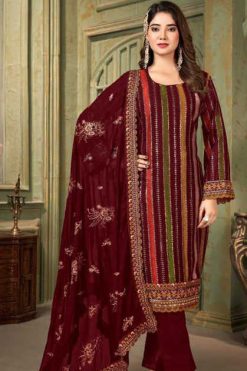 Serene S 237 A-D Georgette Salwar Suit Catalog 4 Pcs