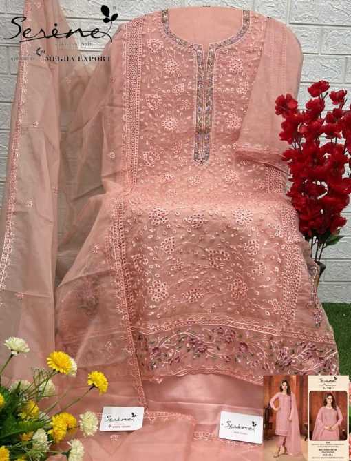 Serene S 238 A D Organza Salwar Suit Catalog 4 Pcs 10 510x669 - Serene S 238 A-D Organza Salwar Suit Catalog 4 Pcs