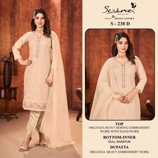 Serene S 238 A D Organza Salwar Suit Catalog 4 Pcs 4 510x510 - Serene S 238 A-D Organza Salwar Suit Catalog 4 Pcs
