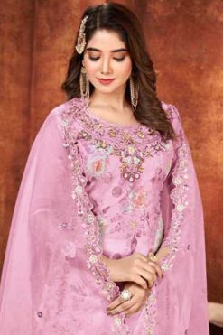 Serene S 240 A-D Organza Salwar Suit Catalog 4 Pcs