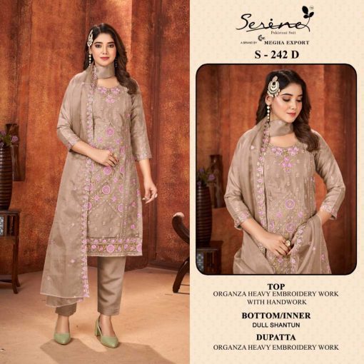 Serene S 242 A D Organza Salwar Suit Catalog 4 Pcs 4 510x510 - Serene S 242 A-D Organza Salwar Suit Catalog 4 Pcs