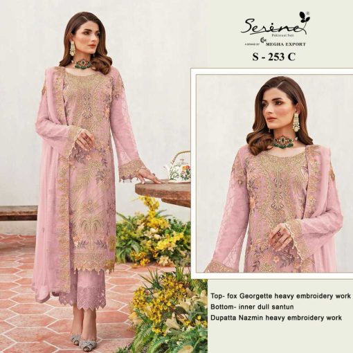 Serene S 253 A D Georgette Salwar Suit Catalog 4 Pcs 3 510x510 - Serene S 253 A-D Georgette Salwar Suit Catalog 4 Pcs