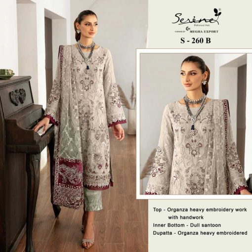 Serene S 260 A D Organza Salwar Suit Catalog 4 Pcs 3 510x510 - Serene S 260 A-D Organza Salwar Suit Catalog 4 Pcs