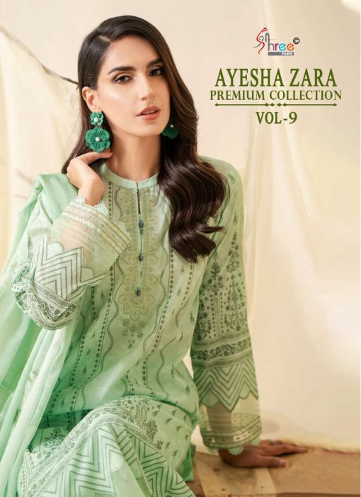 Shree Fabs Ayesha Zara Premium Collection Vol 9 Cotton Chiffon Salwar Suit Catalog 6 Pcs 1 510x702 - Shree Fabs Ayesha Zara Premium Collection Vol 9 Cotton Chiffon Salwar Suit Catalog 6 Pcs