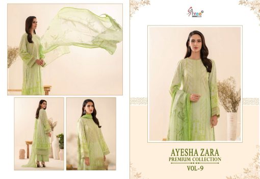 Shree Fabs Ayesha Zara Premium Collection Vol 9 Cotton Chiffon Salwar Suit Catalog 6 Pcs 10 510x351 - Shree Fabs Ayesha Zara Premium Collection Vol 9 Cotton Chiffon Salwar Suit Catalog 6 Pcs