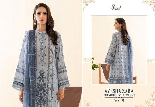 Shree Fabs Ayesha Zara Premium Collection Vol 9 Cotton Chiffon Salwar Suit Catalog 6 Pcs 11 510x351 - Shree Fabs Ayesha Zara Premium Collection Vol 9 Cotton Chiffon Salwar Suit Catalog 6 Pcs